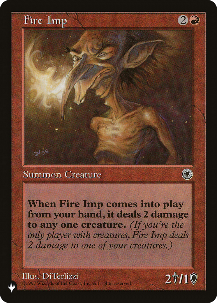 Fire Imp [The List Reprints] 