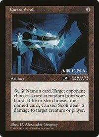 Cursed Scroll (Oversized) [Oversize Cards] 