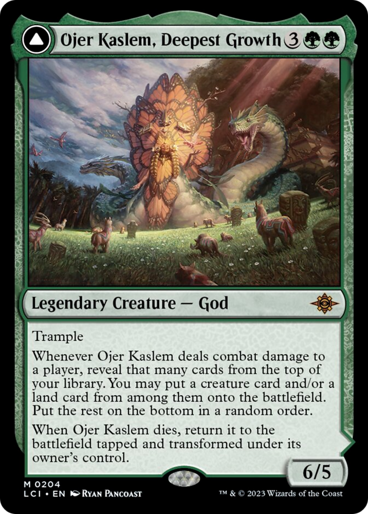 Ojer Kaslem, Deepest Growth // Temple of Cultivation [The Lost Caverns of Ixalan] 