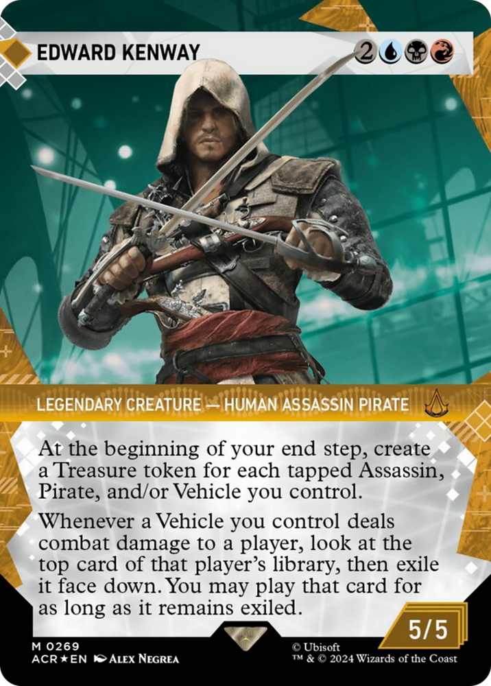 Edward Kenway (Showcase) (Textured Foil) [Assassin's Creed] 