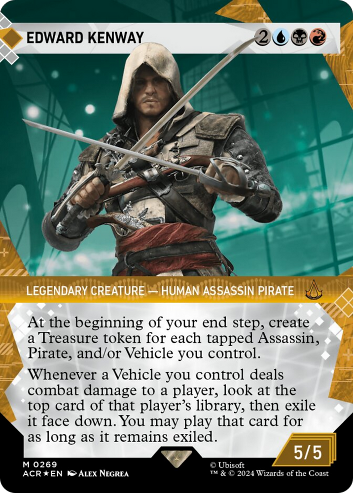 Edward Kenway (Showcase) (Textured Foil) [Assassin's Creed]