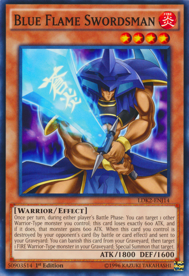 Blue Flame Swordsman [LDK2-ENJ14] Common 