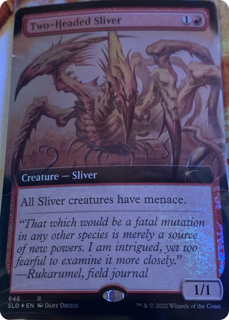 Two-Headed Sliver (Extended Art) [Secret Lair Drop Promos]