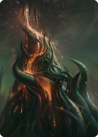 Copperline Gorge Art Card [Phyrexia: All Will Be One Art Series] 