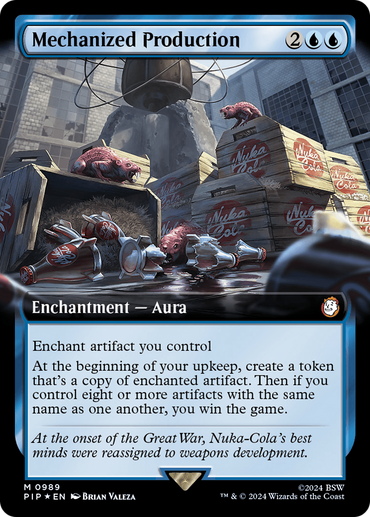 Mechanized Production (Extended Art) (Surge Foil) [Fallout] 