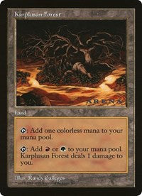 Karplusan Forest (Oversized) [Oversize Cards] 