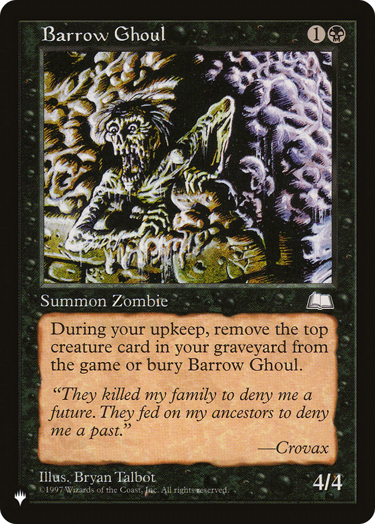 Barrow Ghoul [The List] 