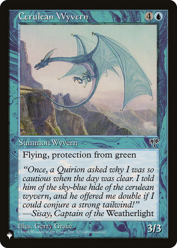 Cerulean Wyvern [The List Reprints] 