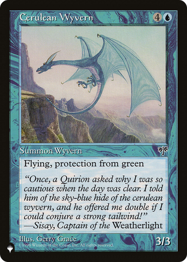 Cerulean Wyvern [The List Reprints] 