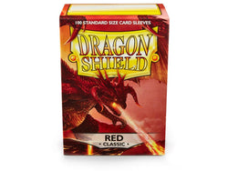 Dragon Shield: Standard 100ct Sleeves - Red (Classic) 