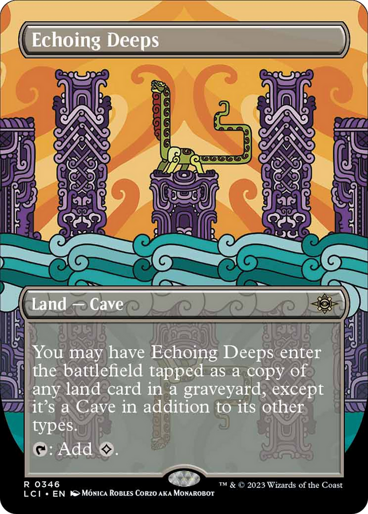 Echoing Deeps (Borderless) [The Lost Caverns of Ixalan] 