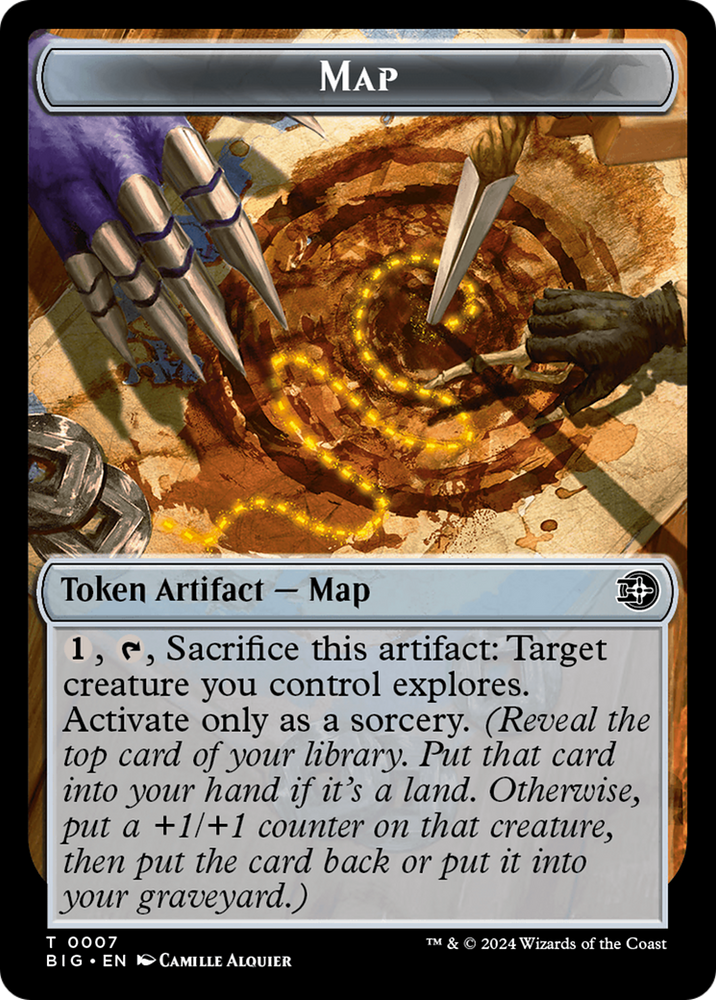 Map Token [Outlaws of Thunder Junction: The Big Score Tokens] 