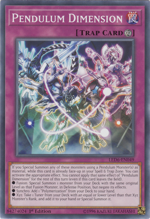 Pendulum Dimension [LED6-EN049] Common 