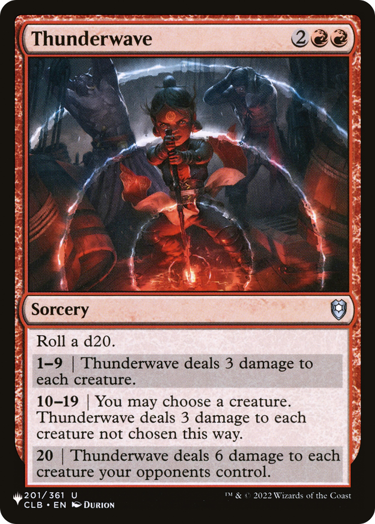 Thunderwave [The List Reprints] 