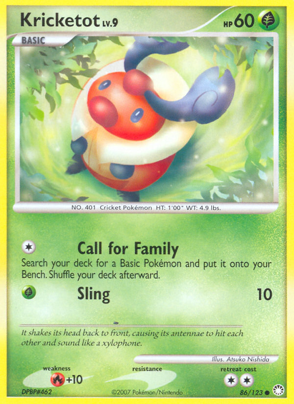 Kricketot (86/123) [Diamond &amp; Pearl: Mysterious Treasures] 