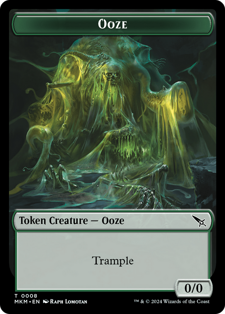 Thopter (0020) // Ooze Double-Sided Token [Murders at Karlov Manor Tokens] 