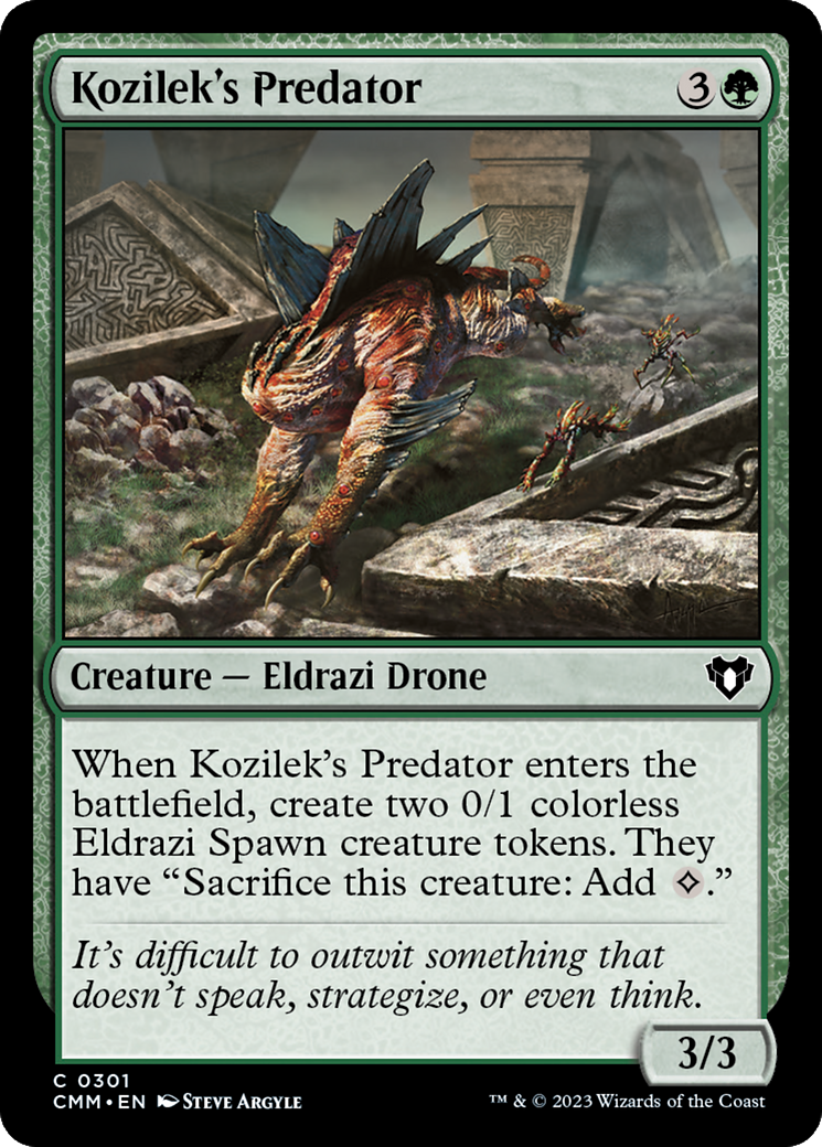 Kozilek's Predator [Commander Masters] 