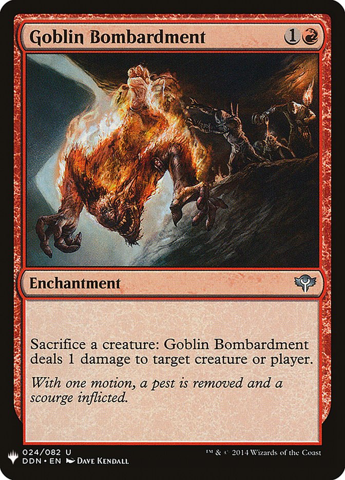 Goblin Bombardment [Mystery Booster] 