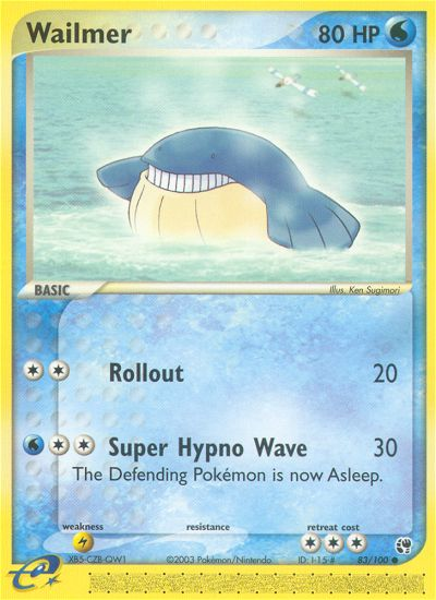 Wailmer (83/100) [EX: Sandstorm] 