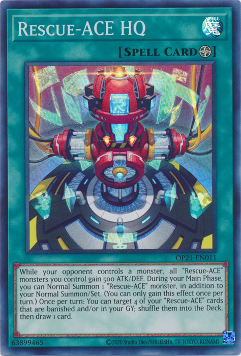 Rescue-ACE HQ [OP21-EN011] Super Rare 