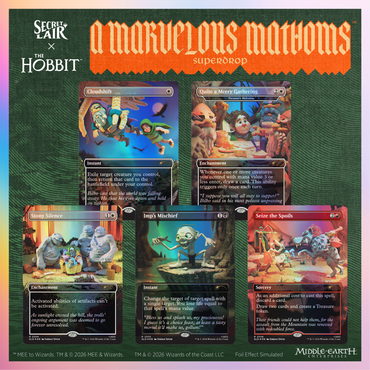Magic: The Gathering | Secret Lair x  The Hobbit: Over the edge of the wild Traditional Foil Edition