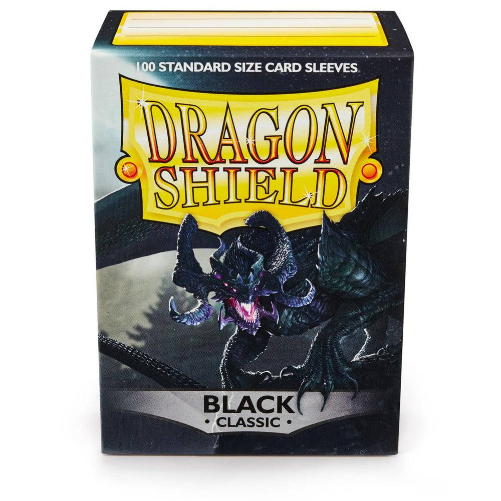 Dragon Shield: Standard 100ct Sleeves - Black (Classic) 