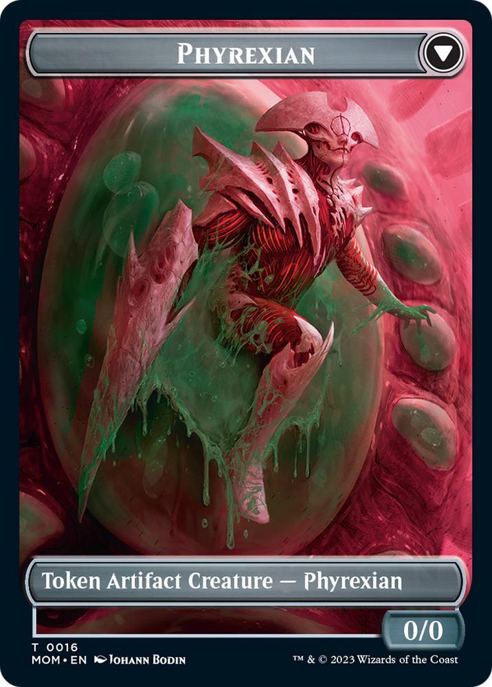 Incubator // Phyrexian (16) Double-Sided Token [March of the Machine Tokens] 