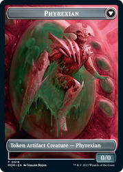 Incubator // Phyrexian (16) Double-Sided Token [March of the Machine Tokens] 
