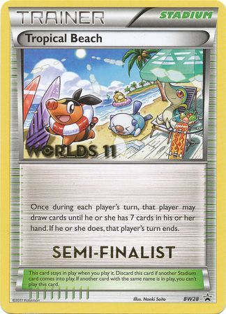 Tropical Beach (BW28) (Semi Finalist) [Black & White: Black Star Promos] 