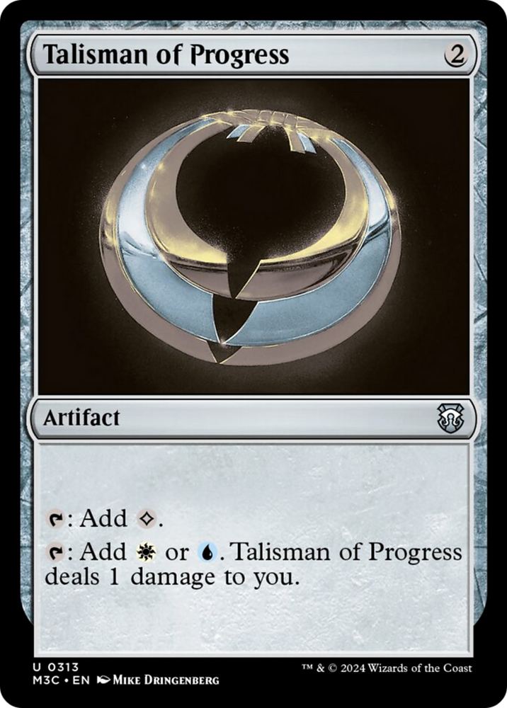 Talisman of Progress (Ripple Foil) [Modern Horizons 3 Commander] 