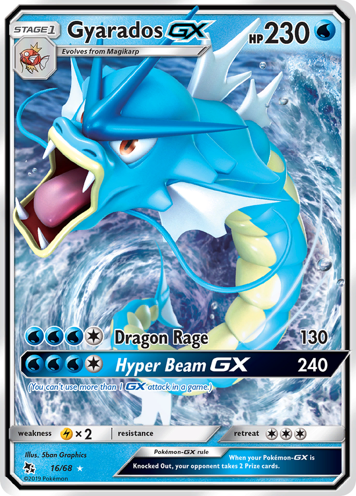 Gyarados GX (16/68) [Sun &amp; Moon: Hidden Fates] 