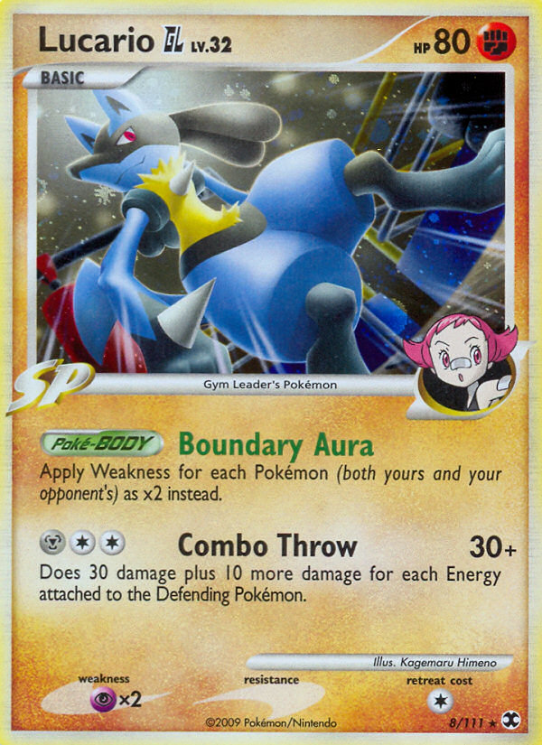 Lucario GL (8/111) [Platinum: Rising Rivals] 