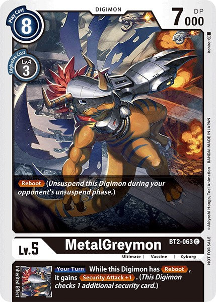 MetalGreymon [BT2-063] (Official Tournament Pack Vol.3) [Release Special Booster Promos] 