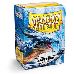 Dragon Shield: Standard 100ct Sleeves - Sapphire (Matte) 
