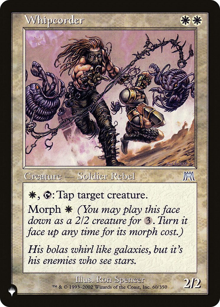 Whipcorder [The List Reprints] 