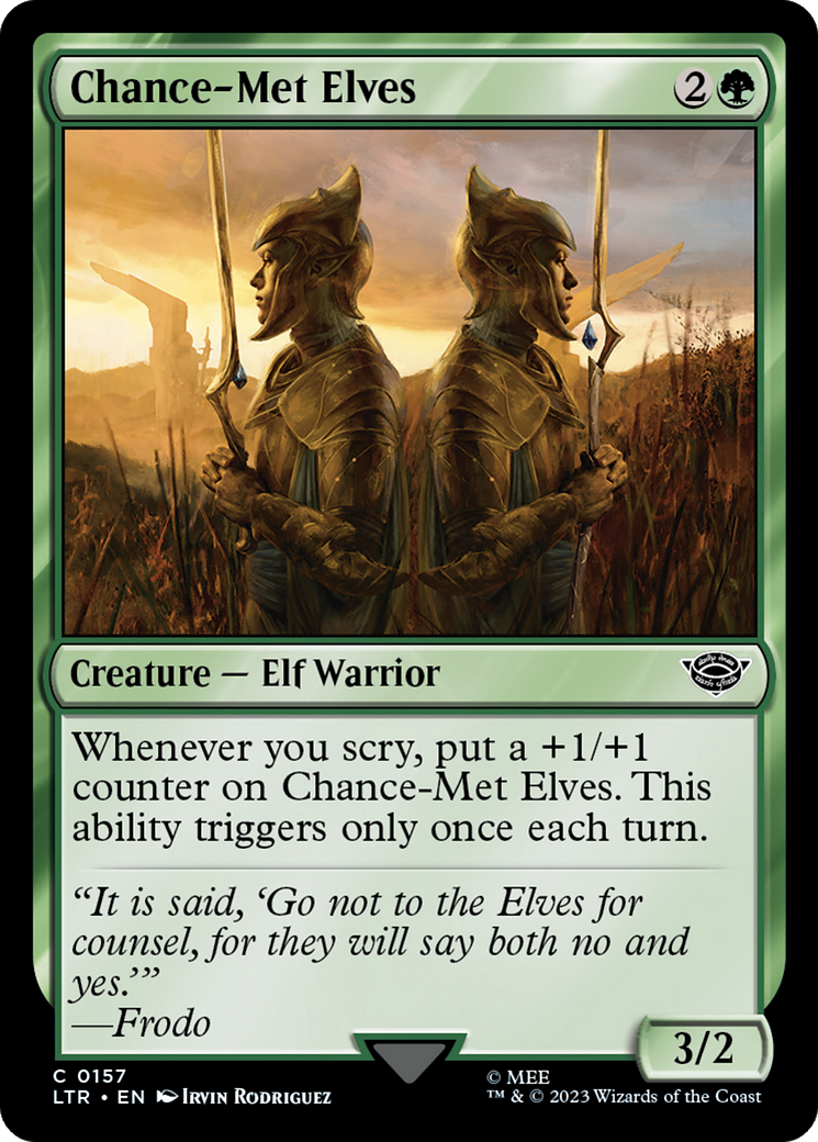 Chance-Met Elves [The Lord of the Rings: Tales of Middle-Earth] 