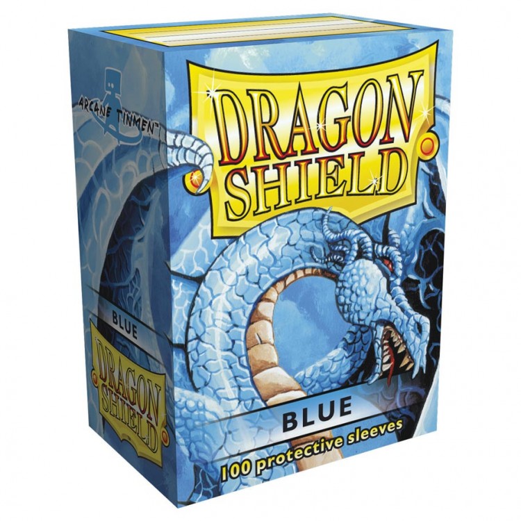 Dragon Shield: Standard 100ct Sleeves - Blue (Classic) (Older Box Art) 