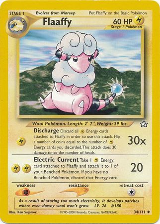 Flaaffy (34/111) [Neo Genesis Unlimited] 