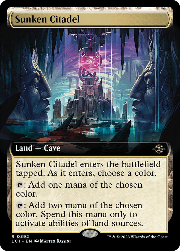 Sunken Citadel (Extended Art) [The Lost Caverns of Ixalan] 