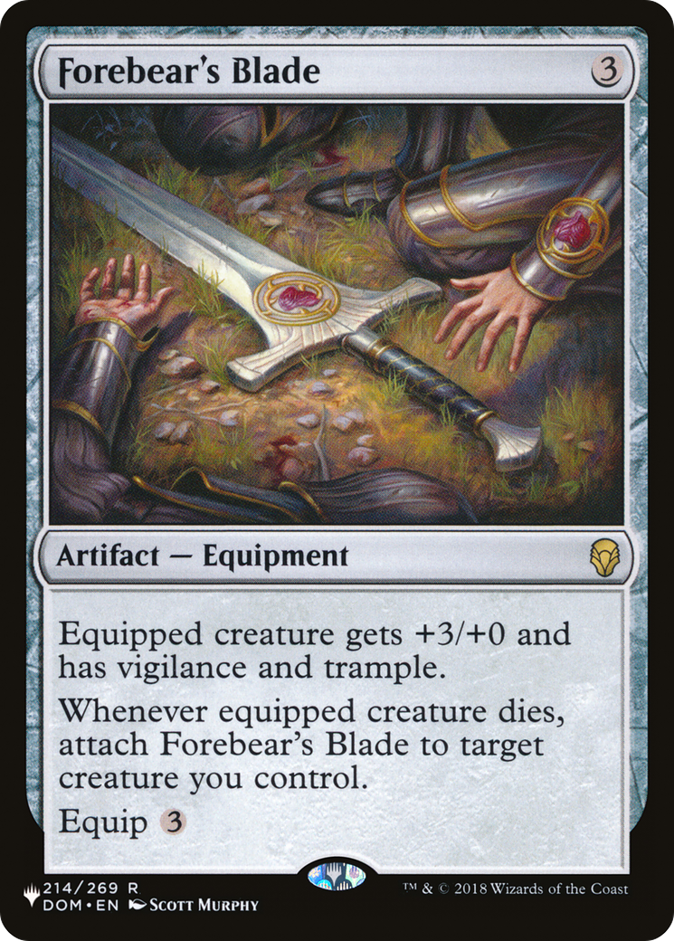 Forebear's Blade [The List] 