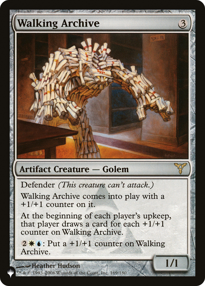 Walking Archive [The List] 