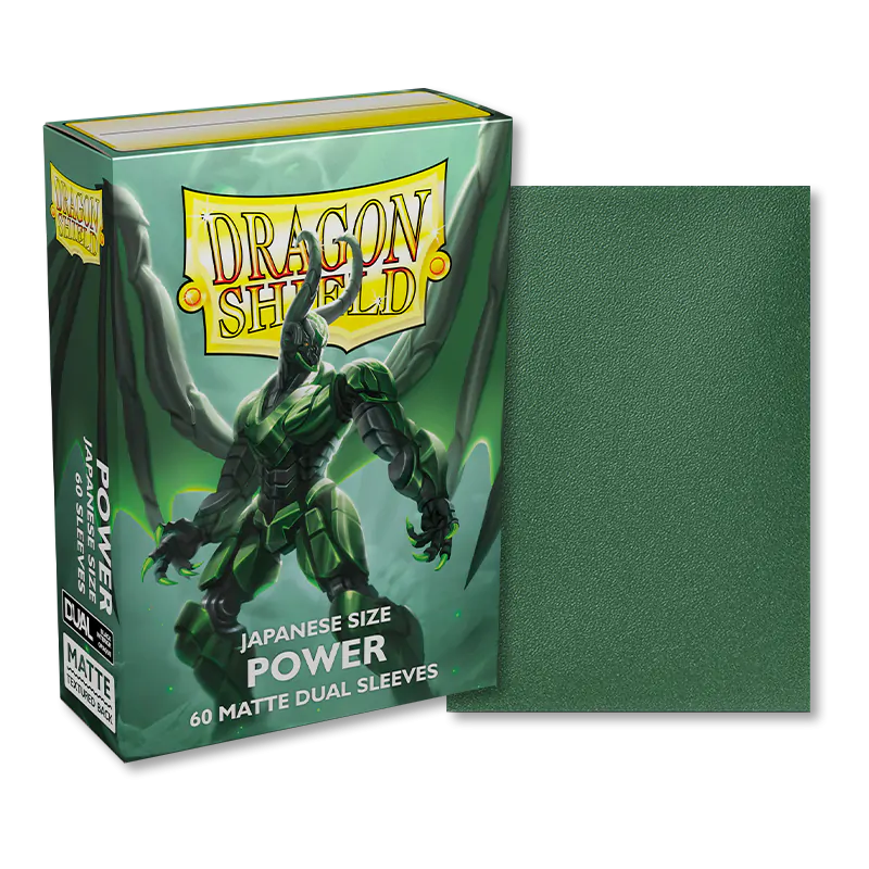 Dragon Shield: Japanese Size 60ct Sleeves - Power (Matte) 