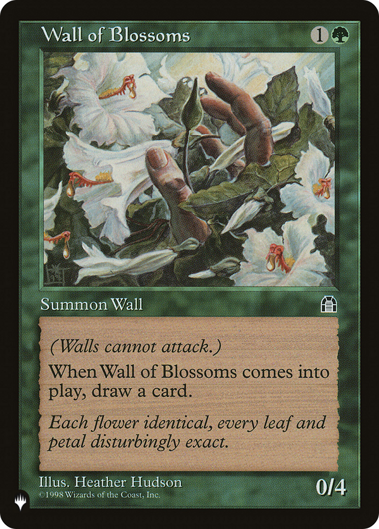 Wall of Blossoms [The List Reprints] 