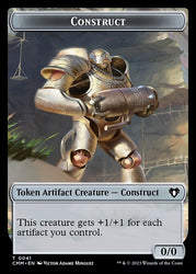 Servo // Construct (0041) Double-Sided Token [Commander Masters Tokens] 