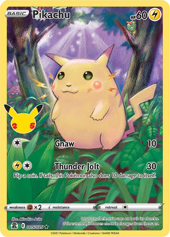 Pikachu (005/025) [Celebrations: 25th Anniversary] 