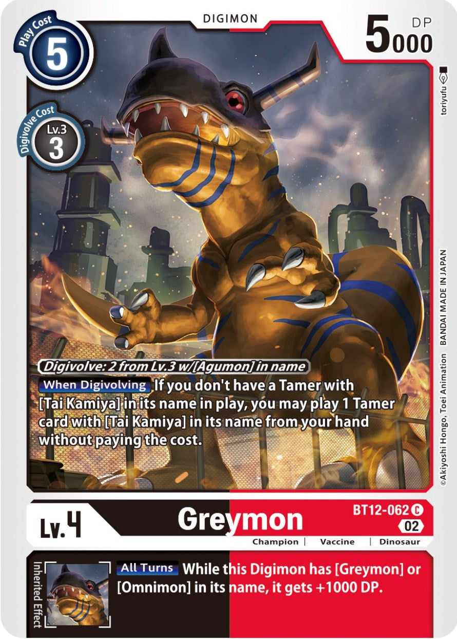 Greymon [BT12-062] [Across Time] 