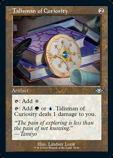 Talisman of Curiosity (Retro Foil Etched) [Modern Horizons] 