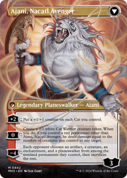 Ajani, Nacatl Pariah // Ajani, Nacatl Avenger (Borderless) [Modern Horizons 3]