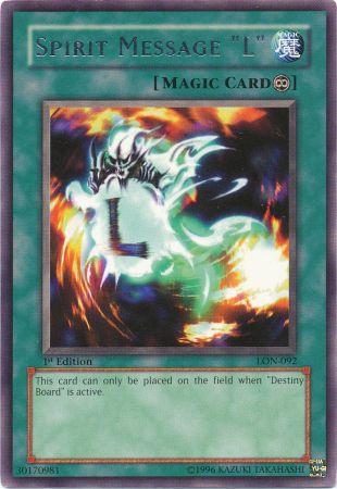 Spirit Message "L" [LON-092] Rare 