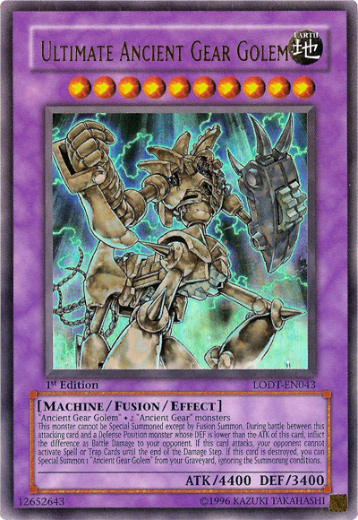 Ultimate Ancient Gear Golem [LODT-EN043] Ultra Rare 